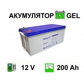 Акумулятор GEL 200Аh 12V Ultracell
