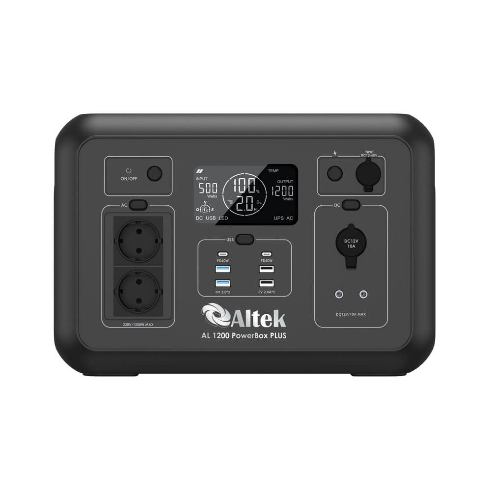 Портативна зарядна станція Altek AL 1200 PowerBox PLUS (1008 Вт·г)