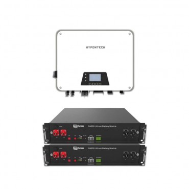 Гібридна станція Hypontech HES-5000,  Dyness B4850, 48V – 2.4 кВт - 2шт.  (5kw / 4.8kWh)  