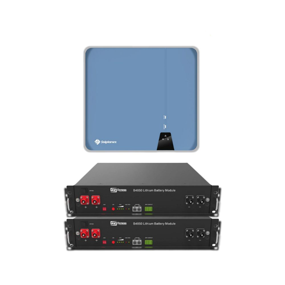 Гібридна станція Solplanet ASW 6K-H-S2, Dyness B4850, 48V – 2.4 кВт - 2шт. (6kw/4.8kWh)