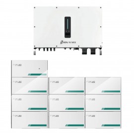 Гібридна сонячна станція Stromherz S-30K-3Р-40А-ESS-UA HOME, BMS SMH-800V-3,84kWh, 34,56 кВт (9 шт.) GEN3 HOME ( 30 кВт / 34,56 кВт·год)