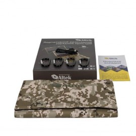 Портативний розкладний зарядний пристрій Altek ALT-28 Military сонячна панель