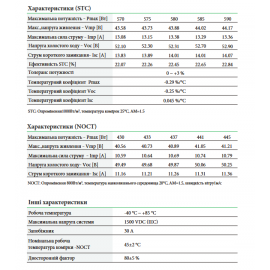 Сонячна панель Jinko Solar JKM-590N-72HL4-BDV