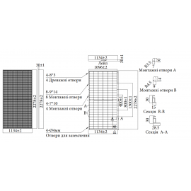 Сонячна панель Luxen 580 Вт LNVU-580ND (bifacial) Двустороння