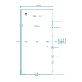 Сонячна панель 620 Вт Ulica UL-620M-144CHVN