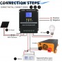  Контролер заряду АКБ 100А 12/24/36/48v Solar Charge Controller