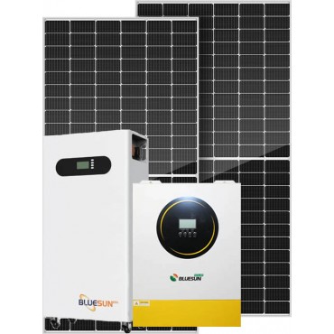 Гібридна сонячна електростанція 11 кВт BSM bluesun