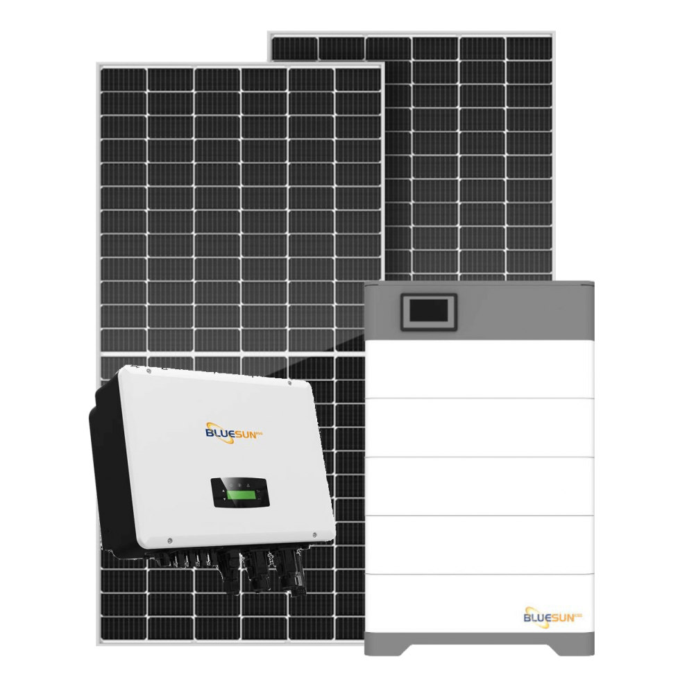 Гібридна сонячна електростанція 12 кВт BSM bluesun