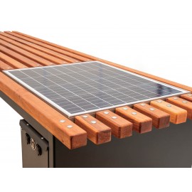 Лавка з сонячними панелями «SmartEcoRest» для заряджання гаджетів