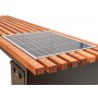 Лавка з сонячними панелями «SmartEcoRest» для заряджання гаджетів